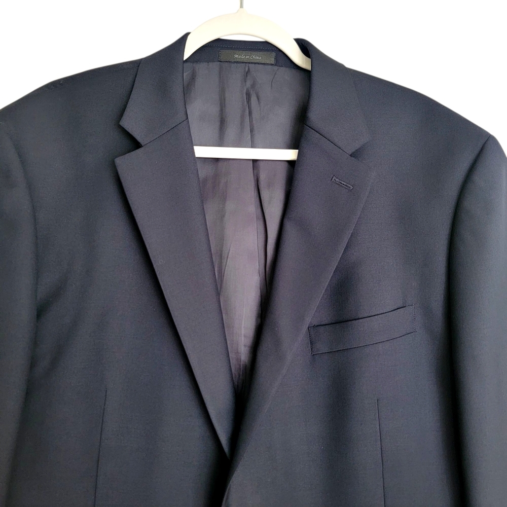 Lauren Ralph Lauren LRL 100%‎ Wool Two-Button Closure Suit Jacket Coat Size 44R - Picture 3 of 13